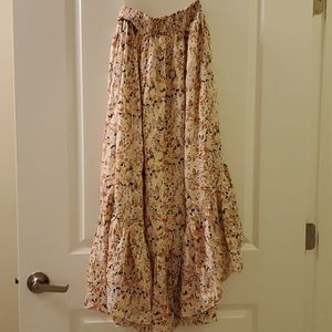 Free people Pretty Dayz skirt XS in ivory combo